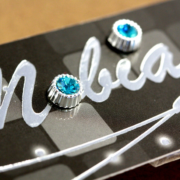 Nobia Tiny Mint Earrings